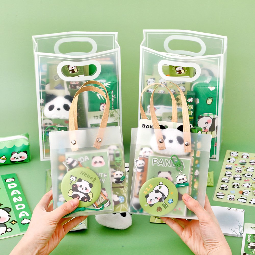 Cute Panda Stationery Gift Set for Kids – Complete School Supplies Kit - Image 3