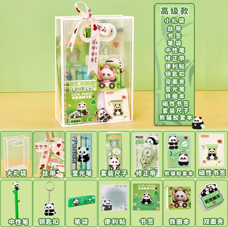 Cute Panda Stationery Gift Set for Kids – Complete School Supplies Kit - Image 5