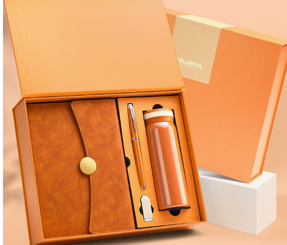 MOQ 50pcs Custom A5 Binder Notebook Gift Set with Logo | Premium Corporate Business Gift Supplier - Image 5