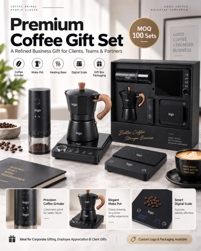 Premium corporate coffee gift set for HR and client gifting